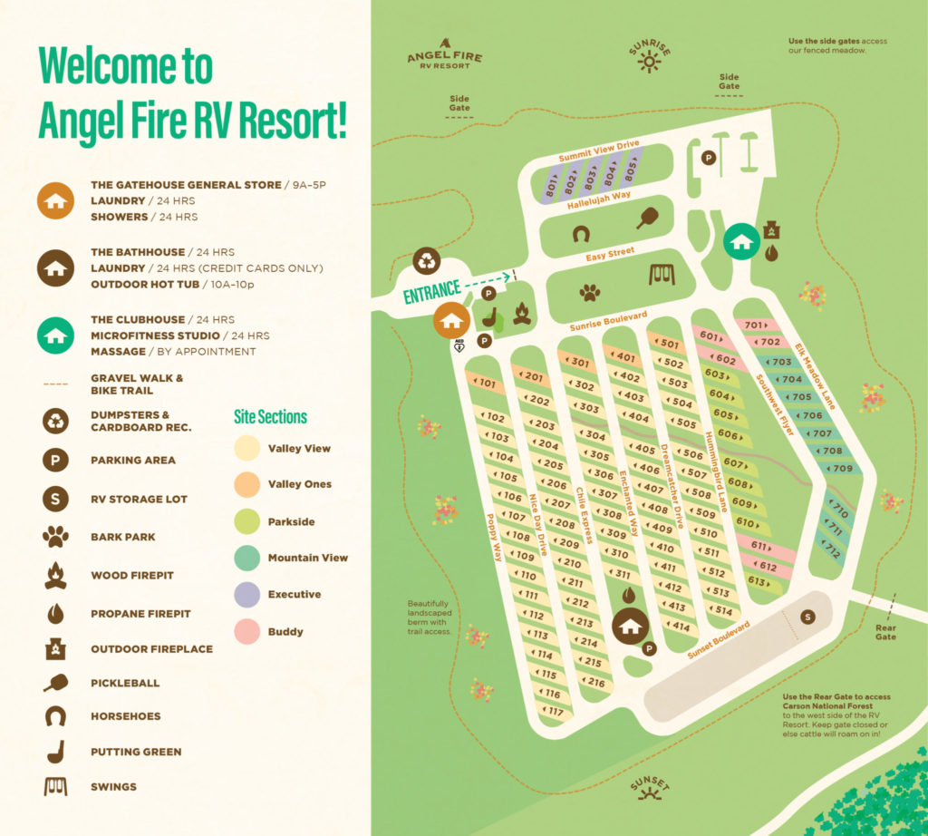 AFRVRMAP20202048x1843 Angel Fire RV Resort Campground Northern